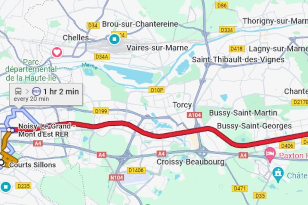 Charme & Confort T2 Lumineux Entre Paris And Disney Villiers-sur-Marne Buitenkant foto