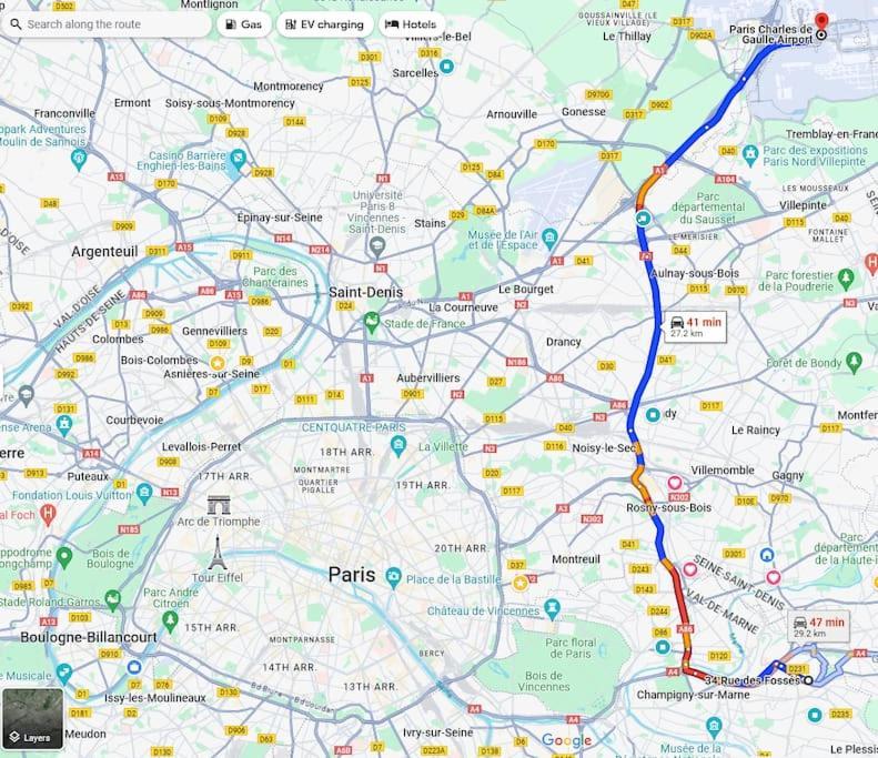 Charme & Confort T2 Lumineux Entre Paris And Disney Villiers-sur-Marne Buitenkant foto